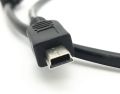 Mini USB 2.0 Cable for Charging and Data Transfer, 5-Pin Compatibility, Durable Tangle-Free Design. 