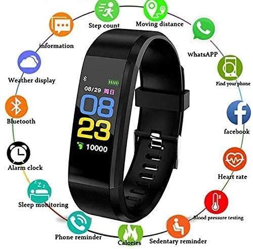 fitness%20waterproof%20watch%20115%20PLUS%20With%20Blood%20Pressure%20smart%20band%20smart%20watch%20-%20Image%202