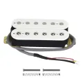 Electric Guitar Humbucker Pickups Neck Alnico V Pickup White. 