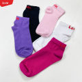 Pack of 5 Pairs Women's Lightweight Ankle Socks Ladies Moja From Levin. 