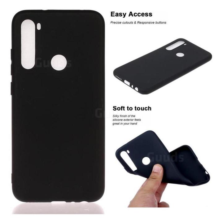 Daraz Pk Black Back Cover For Redmi Note Black Silicon Case For