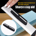 Household Professional Angle Guide Knife Sharpening Aid Holder/ Kitchen Plastic Knife Sharpener Diamond Sharpening Tools 1PCS - knife sharpener.