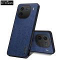 Phone case Vivo Iqoo 12 Pro Wood Texture Canvas Hrad Shockproof Back Cover Vivo iqoo 12Pro case. 