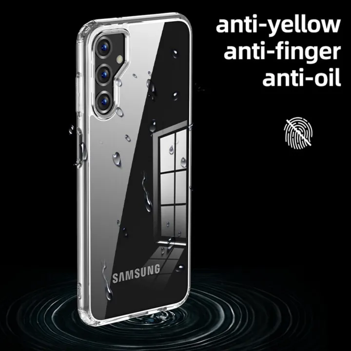 lthmy%20for%20Samsung%20Galaxy%20M14%205G%20Shockproof%20Hard%20Case%20Full%20Protection%20Back%20Cover%20Matte%20Transparent%20anti-yellow%20Casing%20-%20Image%204