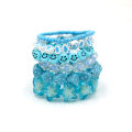 Original design: dopamine pink, six-piece handmade beaded bracelet set, star flower, skull, new bracelet.