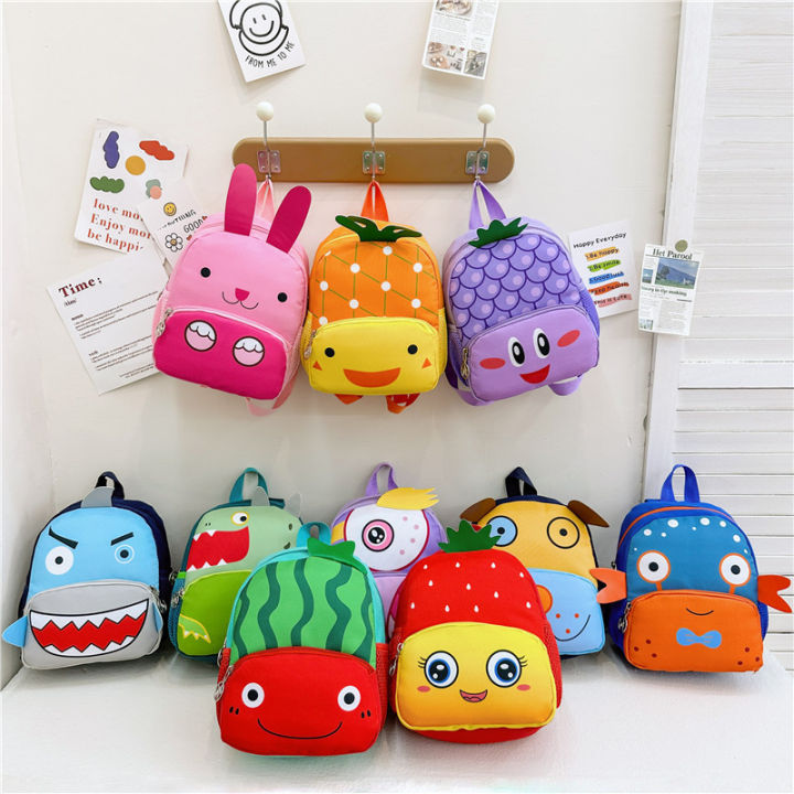 New Kids Bag Cartoon Kindergarten Baby Small School Bag Mini Cute Boys and Girls Backpack Casual Backpack