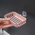 soap holder organizer lagayan ng sabon pang ligo soap organizer Double No Punching Soap Box wiht Seamless Sticker Drain Soap Holder Box Sponge Storage Rack for Bathroom Kitchen Accessories. 