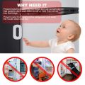 Multi-function Infant Drawer Refrigerator Sliding Door Anti-pinch Hand Furniture Locks Strap Care Products Cabinet Lock Safety Lock. 
