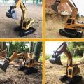 Remote control excavator toy, Remote Control RC Alloy Excavator RTR Mechanical Car. 