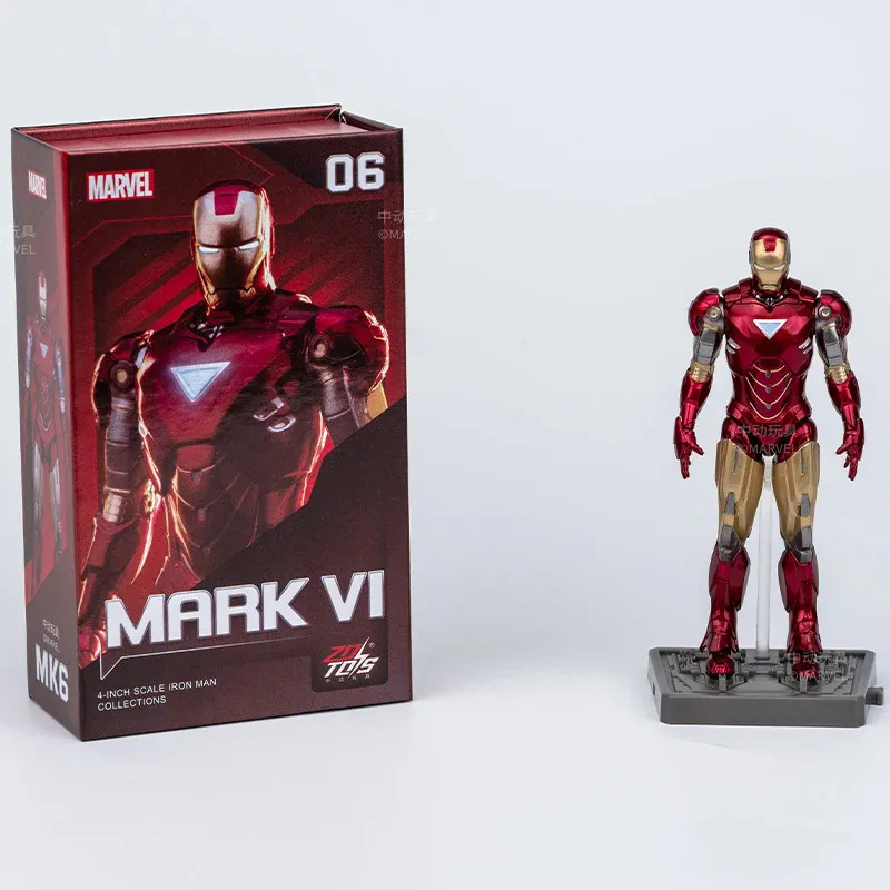 ZD Original Iron Man Marvel legends inches With Base MK1 MK2 MK3