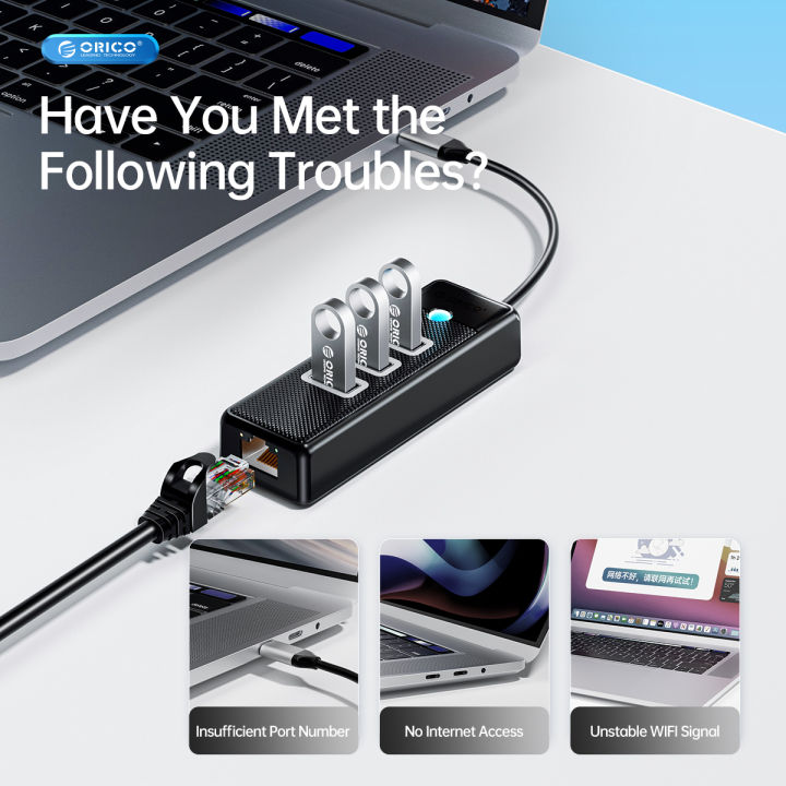 ORICO%20PW3UR-C3%204-Port%20USB%203.0%20Hub%20With%20Gigabit%20Ethernet%20RJ45%20Port%20-%20Image%202