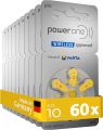 Signia/ Power one -Germany Hearing Aid Battery Size 10, Pack of 6 Batteries.