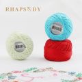 Rhapsody Size #8 Pearl Cotton Crochet Thread Embroidery Craft Needle Cross Stitch Egyptian Cotton Mercerized 12 Balls Set. 