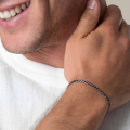 Attractive Slim Bracelet For Men- Silver Best Bracelet. 