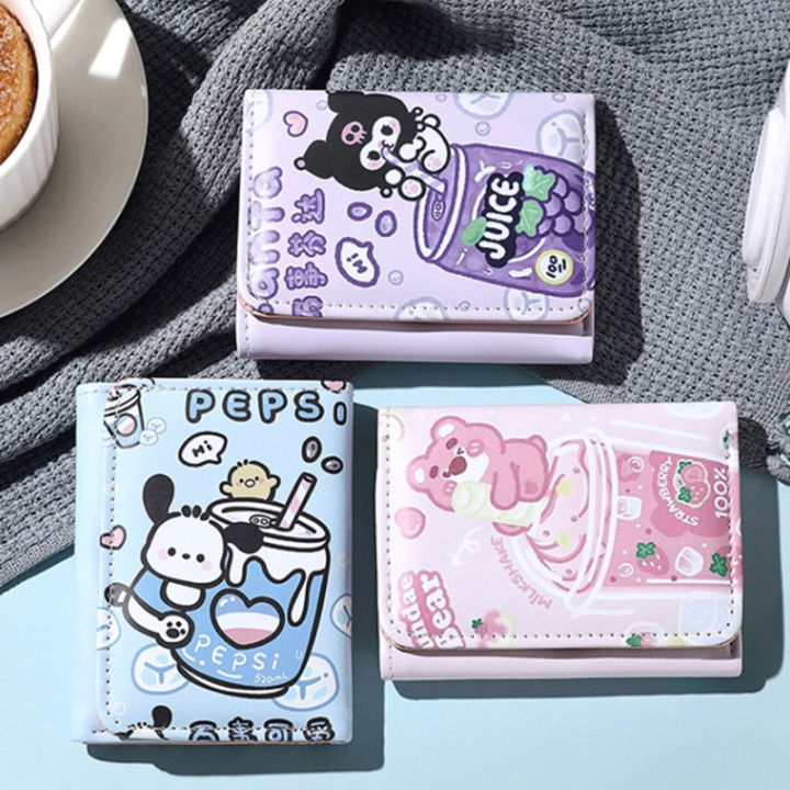 Cartoon%20Fashion%20Multi-slot%20PU%20Wallet%20Buckle%20Coin%20Purse%20Card%20Holder%20Fold%20Zip%20Compact%20Wallet%20For%20Women%20Girls%20Birthday%20Gifts%20-%20Image%204