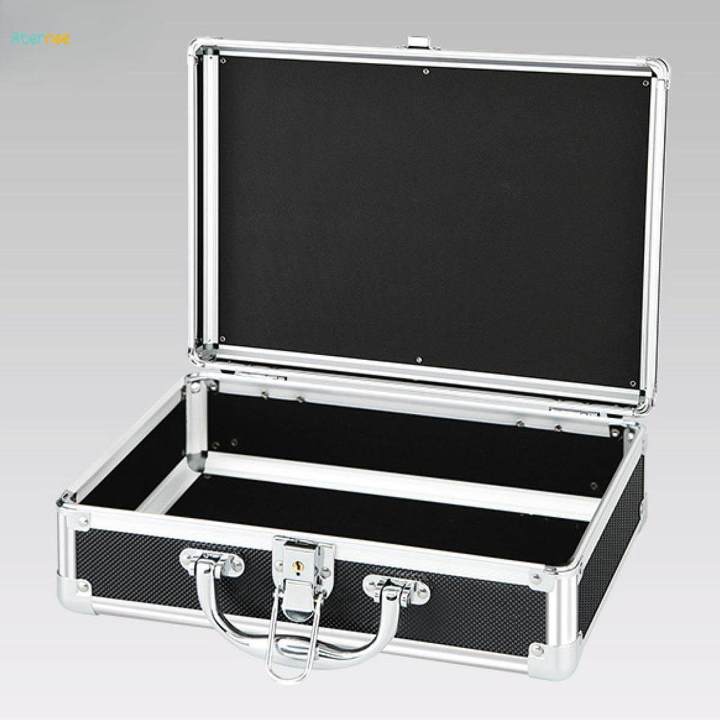 Aluminum Alloy Case Hard Briefcases Organizer for Travel Men Mic Storage S