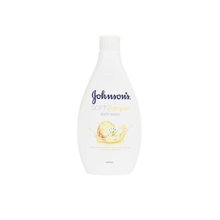 International Italian product Skin care Johnsons Soft & Pamper body wash used for male female - 400 ml
