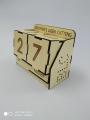 Product details of wooden box Permanent Calendar. 