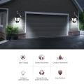 Migeet Portable Delicate Outdoor Waterproof Wall Lamp Half Hexagon Solar Blaze Human Body Induction Mode Wall Lamp.