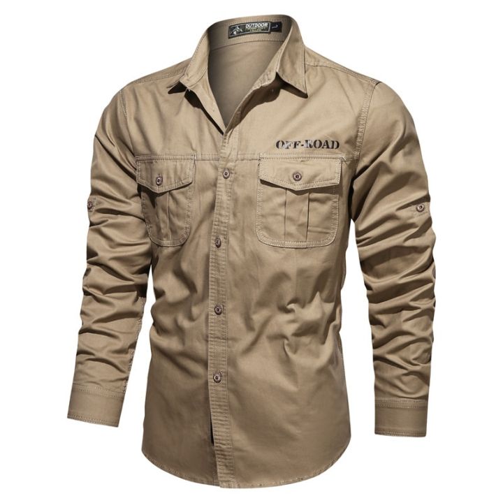 Autumn%20New%20Men's%20Shirts%20Multi-pocket%20Military%20Tactical%20Shirt%20Men%20Breathable%20Blouse%20Long%20Sleeve%20Cargo%20Working%20Camisa%20Man%20Outdoor%20-%20Image%205