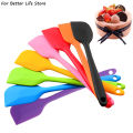 1Pc 8 Colour 35G All-in-one Food Grade Soft Silicone Spatula Scraper Cream Stirring Knife Stick Cake Baking Tool Easy To Clean.