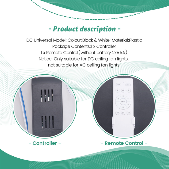 Universal%20Ceiling%20Fan%20Remote%20Control%20Kit%20Replacement,%206-Speed%20&%20Timing,%20Remote%20Replacement%20for%20DC%20Ceiling%20Fan%20Light%20-%20Image%207