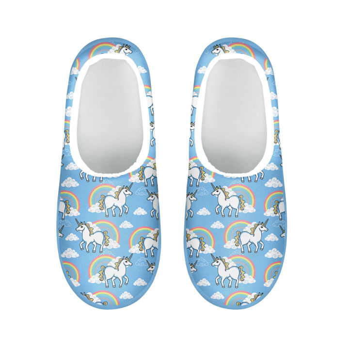 Magic Unicorn House Slippers for Woman, Wenter Warm Women's