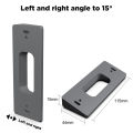 Adjustable Angle Doorbell Bracket for Ring Video Doorbell Household Doorbell Bracket Adjustable (Left and Right).