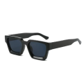 Retro Style Luxury Sunglasses Protective Personalized Trendy Designer Eyewear Large Frame Thick Frame Square Sun Glasses for Casual Wear Outdoor Activities Fashion Accessory Street Style Men & Women. 