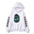 Japanese Anime Ghost In The Shell Logo Hoodies Streetwear Fleece Long-sleeved Hoody Cute Sweatshirts Aesthetic Graphic Clothes. 