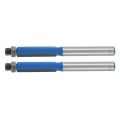 4Pcs 2.6 Inch Long 2 Edges Flush Trim Router Bit 1/4 Inch x 1/4 Inch for Carpenter. 