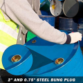 12 Pack Steel Bung Plug Drum Bung 2 and 3/4 Inch Bung Hole Cap 55 Gallon Drum Caps As Shown Metal Bung Caps with Plated Coated.
