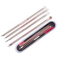 4pcs/set Blackhead Comedone Pimple Blackhead Remover Tool Spoon for Face Skin Care Tool Acne Removal Needles Facial Pore Cleaner.