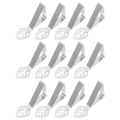 12 Pack Securing Clip Table Cloth Holder Clips Leaf Shape Picnic Tablecloth Clip Outdoor Large Heavy Duty Stainless Steel Clamp. 
