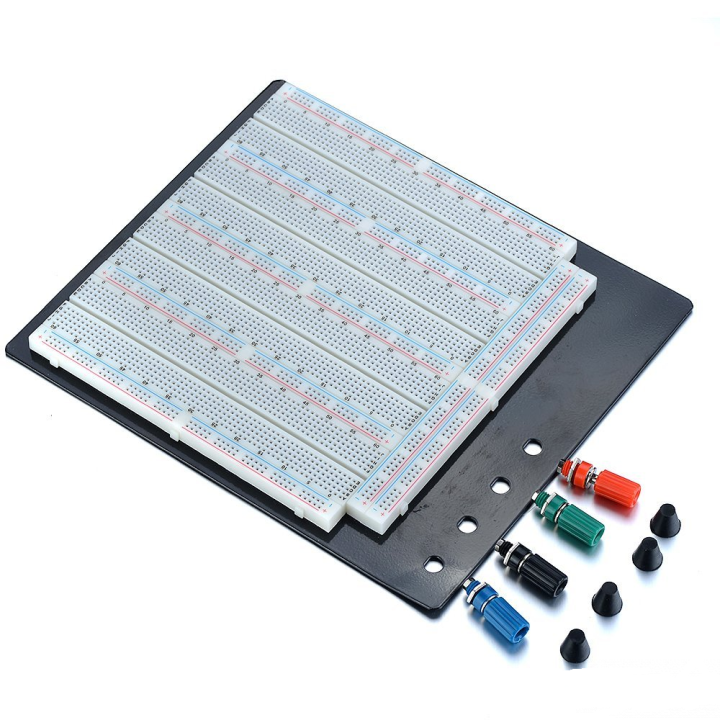 Breadboard%20Giant%20Solderless%203220%20Tie%20Points%20Pin%20Brass%20Metal%20Clips%20White%20Breadboard%20With%20Plate%20&%20Binding%20Post%20-%20Image%207