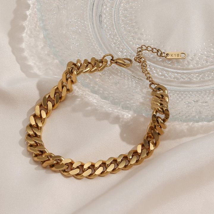 E.B.belle%20Tarnish%20Free%20Hypoallergenic%202.5mm%206mm%208mm%20Cuban%20Chain%20Gold%20Plated%20Anklets%20For%20Women%20Summer%20Beach%20Foot%20Bracelet%20Jewelry%20-%20Image%206