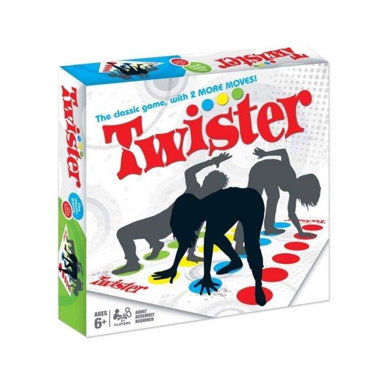 Twister Game Funny Kids Family Body Twister Moves Mat Board Game Sport Toy Box