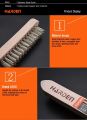 HARDEN Stainless steel wire brush With Wooden Handle 611554.
