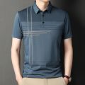 Korean Polo Shirts for Men Casual Short Sleeve Slim Fashion Shirts Loser Lione. 