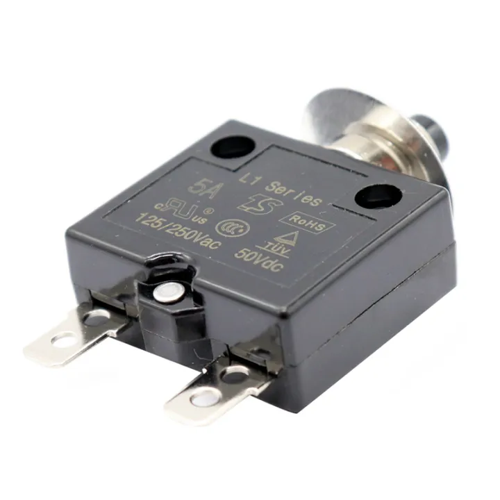 5X%205A%20Circuit%20Breaker%2012V/24V%20Push%20Button%20Resettable%20Thermal%20Circuit%20Breaker%20Panel%20Mount%20with%20Waterproof%20Cap%20-%20Image%202