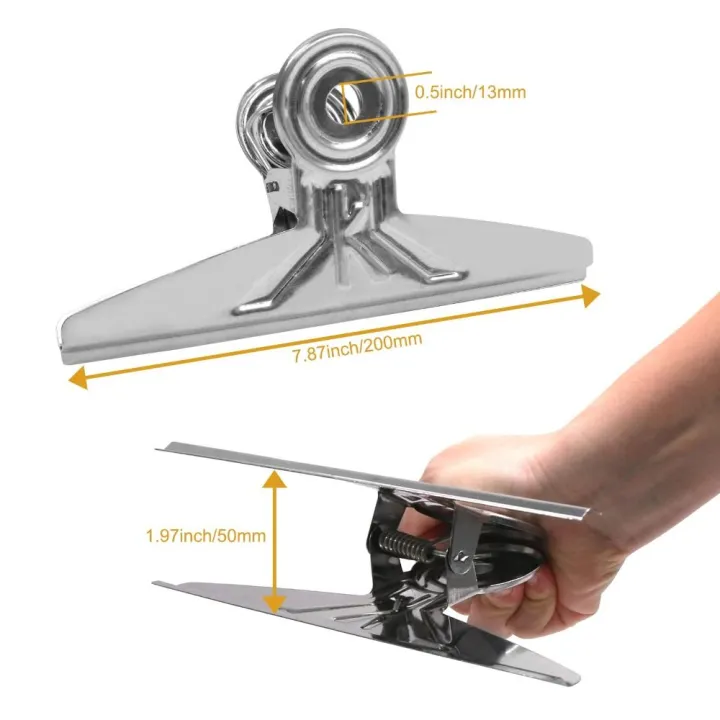 2%20PCS%20Extra%20Paper%20Clips%2020cm%20Bulldog%20Clips%20Jumbo%20Stainless%20Steel%20Bull%20Binder%20Sliver%20Clamps%20Paper%20Clip%20Office%20-%20Image%202