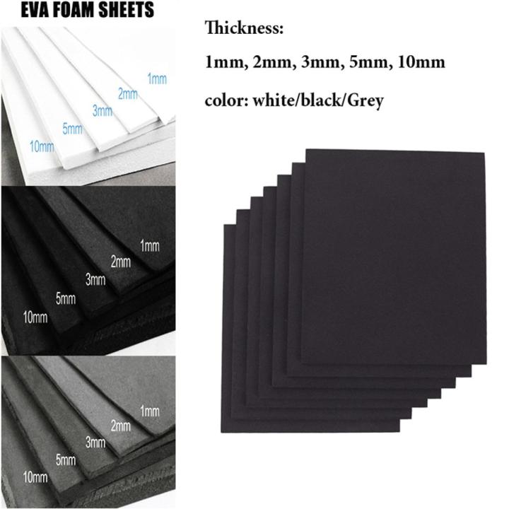 1pcs Thickness 1/2/3/5/10mm Eva Foam Sheets Sound-Absorbing Spone Foam Craft Eva Sheets Handmade Model Making Material