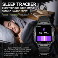 QX11 Smart Watch 1.96 Inch Large Screen HD Bluetooth Call SOS Voice Assistant Assistant Women Sports Fitness Tracker Smartwatch. 