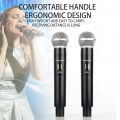 Gooermi-KU202 Wireless Microphone System Karaoke Microphone With Receiver Volume Control For Singing Stage.