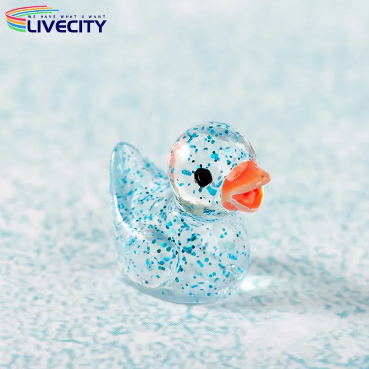 Mini%20Duck%20Statue%20Sparkling%20Duck%20Ornament%20Cute%20Resin%20Craft%20for%20Desktop%20Garden%20Dollhouse%20Decoration%20Glitter%20Duck%20Ornament%20-%20Image%206