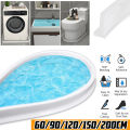 OIMG 60-200Cm Flexible Water Stopper Water Retaining Strip Barrier Non-Slip Dry And Wet Separation Bathroom Shower Kitchen Water Stopper.