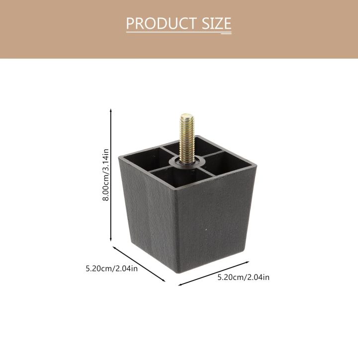 4%20Pcs%20Replace%20Rubber%20Plastic%20Sofa%20Legs%20Furniture%20Cabinet%20Replacement%20Feet%20Metal%20for%20-%20Image%205