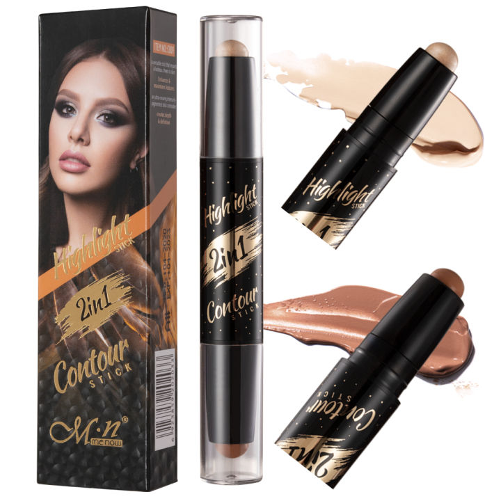 Menow Color Makeup Highlight Stick 2 in 1 Face Concealer and Contour Stick- 1.5gX2 (C809)