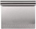 Bench Scraper Chopper Stainless Steel Kitchen Food Scraper Icing Smoother Blade with Measuring Scale for Dough. 