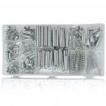 200Pcs Springs Assortment Set Portable Hardware Tool Extension Tension Compression Spring Assortment Kit.
